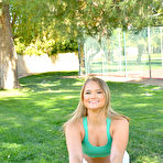 Third pic of Harley King Sporty Blonde in Shorts