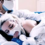 Second pic of SexPreviews - Lola Fae tattoo petite blonde in safety first for handjob and fucking by Lucky Fae