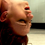 Third pic of Audrey Lords gets her small tits and shaved pussy stimulated by sex machine