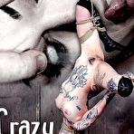 First pic of SexPreviews - Leigh Raven tattoo babe is clamped and rope bound by maledom Matt Williams