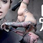 Fourth pic of SexPreviews - Leigh Raven tattoo babe is clamped and rope bound by maledom Matt Williams