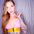 First pic of Inked Hottie Swallows Cum