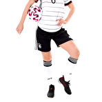 First pic of Cute blonde Sharon White strips out of her soccer uniform