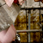 Second pic of Domina Isis Love in tight latex dress tortures and licks huge titted redhead Mz Berlin