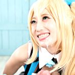 Fourth pic of Mizuki Gives Cosplay Blowjob