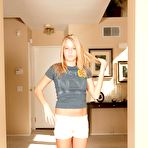 First pic of Cash Hungry Blonde Ashley Jensen With Beige Shorts And Pink Panties Gets Pounded / DefineBabe.com