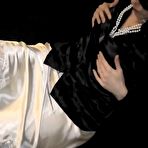 First pic of Satin Panty Handjob And Huge Cumshot On Satinblouse Preview - EPORNER