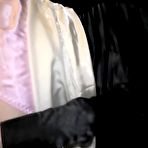 Second pic of Satin Panty Handjob And Huge Cumshot On Satinblouse Preview - EPORNER