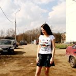 First pic of Nasty Julia. Sometimes I like to flash my ass and pussy. It makes me really horny and wet.