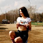 Third pic of Nasty Julia. Sometimes I like to flash my ass and pussy. It makes me really horny and wet.