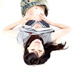 Second pic of Aki Tojo Flashing Shaven Pussy