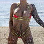 Fourth pic of BikiniFanatics - Misha loves a naughty beach shower