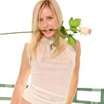 Third pic of Tight Bodied Blonde Cutie Kara Duhe Shows Off Her Lovely Figure Clad In Sexy White Stockings / DefineBabe.com