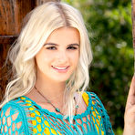 First pic of Sky Wonderland exposes her pierced nipples on the patio
