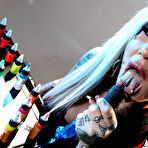 Fourth pic of Tattoo Artist Evilyn Ink Smoking Photoshoot