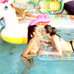 Third pic of Title: XArt Sybil Unicorn pool HOT SEX | Model:Sybil