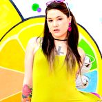 First pic of Filthy Doll Zarrah Angel Is Showing Her Naked Butt With Dirty Tattoo Around The Anus / DefineBabe.com