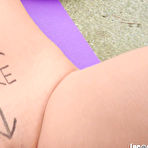 First pic of Bella Rico navigates that hard cock into her shaved snatch