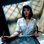 First pic of SexPreviews - Asphyxia Noir sexy nurse is bound and helplessly fucked by patient