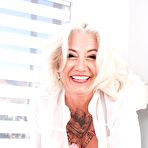 Third pic of Mature Blonde Lady Sucks Dick