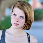 First pic of Aubrey Belle Peels Off Her Jeans And Panties Outside To Show Her Pink Love Box / DefineBabe.com