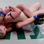 Third pic of Two heavy women Bella Rossi and Dia Zerva wrestle and have crazy strapon sex