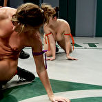 Third pic of Hollie Stevens, DragonLily, Ariel X, Isis Love and Bella Rossi are all nude wrestling in public