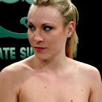 First pic of Wrestling match between Harmony Rose and Julie Night turns into lesbian strapon sex