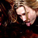 Second pic of Harmony Rose and Ariel X punish tight exotic holes of Annie Cruz indoors and outside