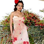 First pic of Passionate Brunette Babe Jayden Strips In The Garden Showing Her Tits And Busy Cunt. / DefineBabe.com