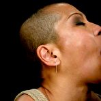 Second pic of Short haired oriental slave lady Max Mikita gets hot candle wax after bondage sex with Mark Davis