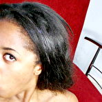 Third pic of Big Racked Ebony Chick Tyra Moore In Blue Fishnet Stockings Has Interracial Sex / DefineBabe.com