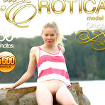 First pic of Grace shows her athletic body in front of the lake - AVErotica