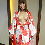 Fourth pic of :: Asian Sex Diary :: Japanese love-hotel worker with perfect tits draining white dick