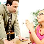 First pic of The Pretty College Bimbo Ally Kay Is Getting The Pussy Fucked On The Desk / DefineBabe.com