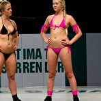 First pic of Holly Heart and Jesse Andrews turn their wrestling match into strapon fucking action