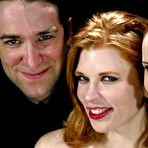 Third pic of Submissive redhead Madison Young gets tortured by Damon Pierce and helping mistress