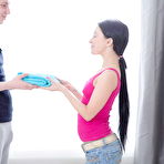 First pic of Fantastic petite brunette babe fucked by her masseur -  - Spank It Now!