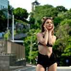 First pic of Alice Ness poses elegantly to show off her bubble butt and tight pussy