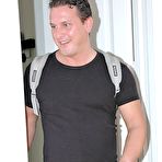 Second pic of Fair-haired granny Mamie gets her hairy pussy fucked and creampied after fun with red dildo