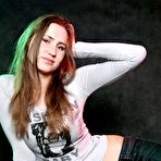 First pic of 
        Hot young Chick enjoys teasing with slim Figure photos    