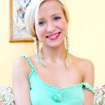 First pic of Pretty blonde girl allows you to see her sweet tits and pussy then toy fucks herself well. free pictures