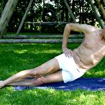 First pic of Senior works out but gets offered a teenage pussy to fuck naked