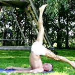 Second pic of Senior works out but gets offered a teenage pussy to fuck naked