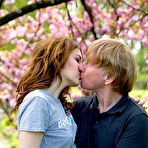 Second pic of Beauty teen Alegra sucking and fucking an old cock with lust naked