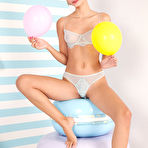 Third pic of Hottest Absolutely hot teen beauty with nice small boobies and a tight snatch sits and spreads her legs to show off her slit. by ShavedTeenGirls.com