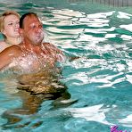 Third pic of Cute female swim instructor banging a senior after drowning naked