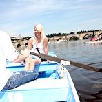 First pic of Teenage blonde on a boat penetrated hard by a horny rower naked