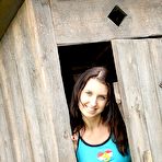 First pic of Reaching a teenage orgasm outside in an outhouse teen