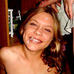 First pic of Fred lost all the money he and his girlfriend have been saving for months and now this smoking hot teeny has to pull them out of debt with her mouth and pussy. There's this rich dude who always wanted to fuck her and now it finally happens right in front of Fred's eyes. Can you believe this slut enjoys it so much she even lets a total stranger cum inside? Of course, it's gonna cost him extra, but who cares! Her pussy is totally worth it. teen